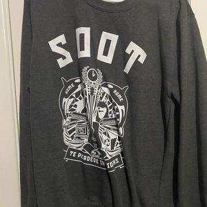 Wilbur Soot - Soot College Sweatshirt, Grey limited version. Medium